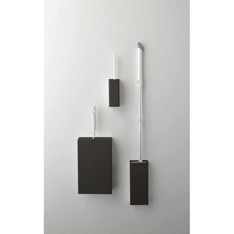 Yamazaki 5448 Magnetic Handy Wiper Holder, Black, Approx. W 2.5