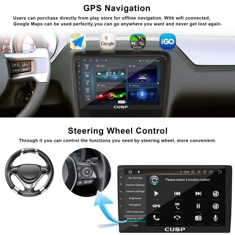 2025 New Android Car Stereo Radio GPS 10 Inch Touch