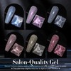 BORN PRETTY Gel Nails, Glitter Flash Nails, Gel Nail Glitter,