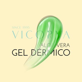 VICORVA Aloe Vera Dermico Gel with Pure Aloe Vera Juice for All Skin Types Moisturising and Soothing 250 ml