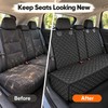 Waterproof Dog Car Seat Cover for Back Seat Protection –