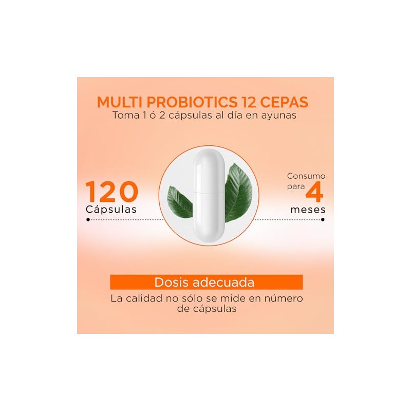 Probioticos 120 Billones Cepas Prebioticos Oby Multi Probiotics Además Contiene