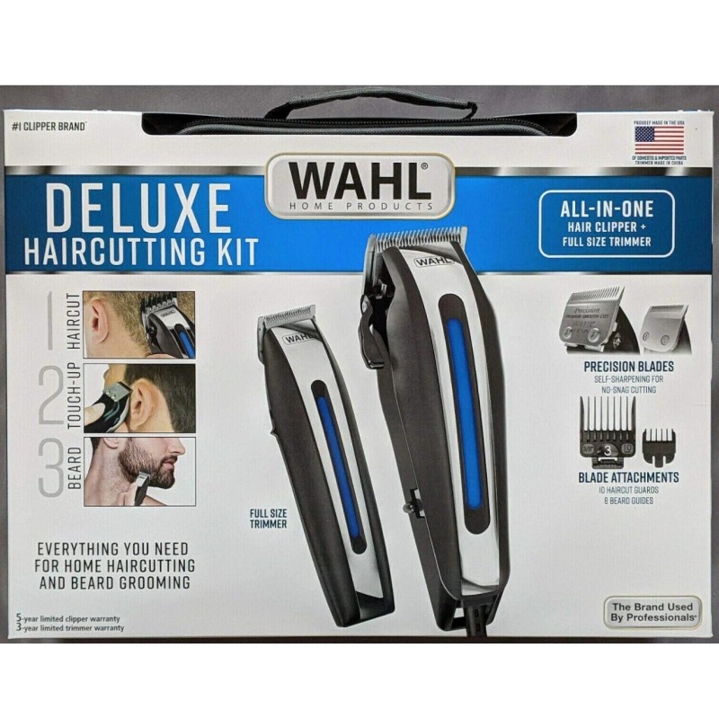 Wahl Deluxe Complete Hair Cutting Kit 29 Piece Clipper Set