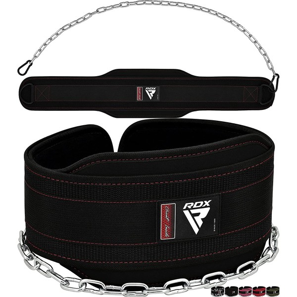 RDX WDB-T7 Dipping Belt, Weight Belt with Chain, Training Belt,