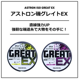 DAIWA Nylon Line, Astron Iso Great EX No. 2, 322.1 ft (150 m), Purple