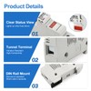Baomain RT18-32 Fuse Holder Base with 10x1A Ceramic Fuses (10x38mm)