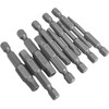 Bestgle 10 Pcs Magnetic Pentagon Head Screwdriver Bits Set 1/4