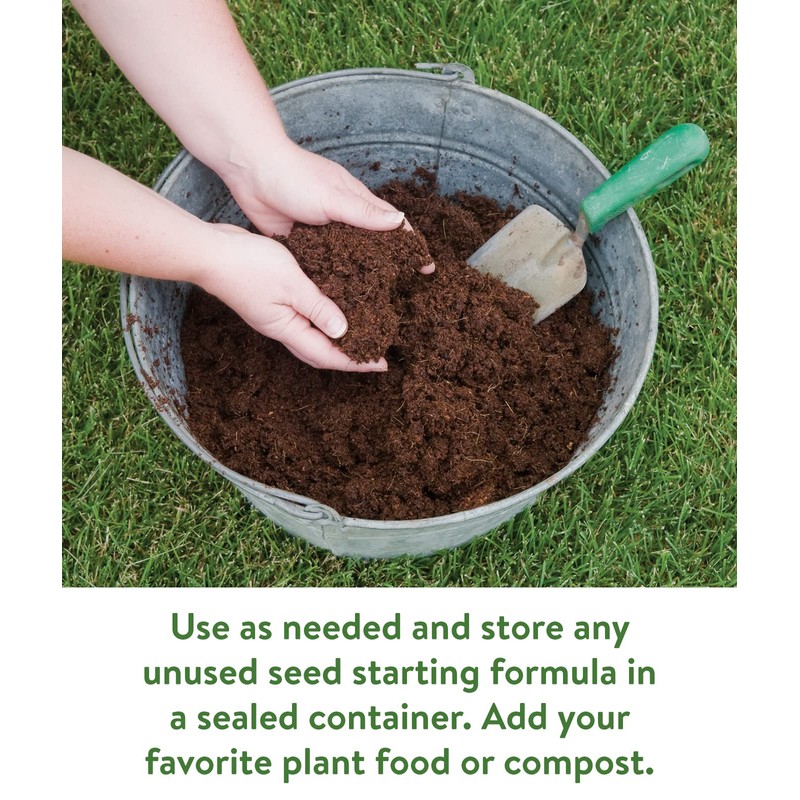 Burpee Organic Coconut Coir Concentrated Seed Starting Mix, 16 Quart