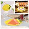 iplusmile Cute Lemon Ceramic Plate Snack Platter Dessert Plate Appetizer