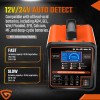 Geartronics Heavy Duty Car Battery Charger 12V-24V Smart Automatic Intelligent
