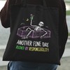 SmartyPants Another Fine Day Ruined Black Tote Bag Cotton Shop