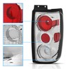 AmeriLite Chrome Replacement Brake Tail Lights Set For 1997-2002 Ford