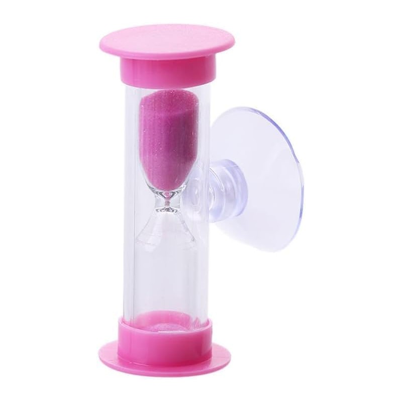 Pink 2 Minute Plastic Sand Timer Hourglass Sand Clock with
