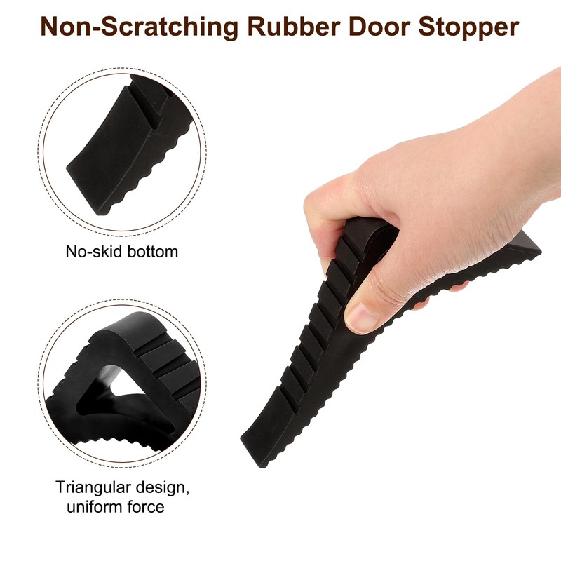 sourcing map 1 Pcs Door Stoppers for Bottom of Door,