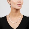 Treasure Bay Stunning 8-9mm Natural White Freshwater Pearl Necklace For