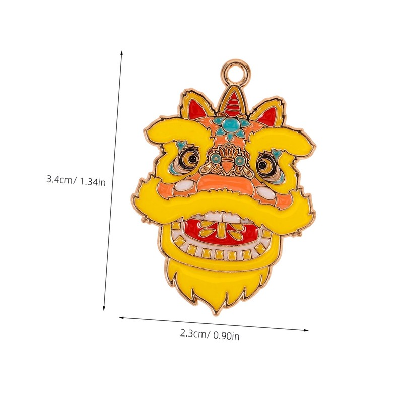OSALADI 10pcs Dragon Pendant Charm Dragon Hanging Charms for DIY