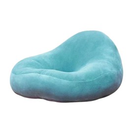 Perfeclan Donut Pillow Chair Pad Extra Thick Support Large Doughnut Ring Tailbone Pillow,Seat Cushion,for Wheelchairs,Car Home Truck Men, blue
