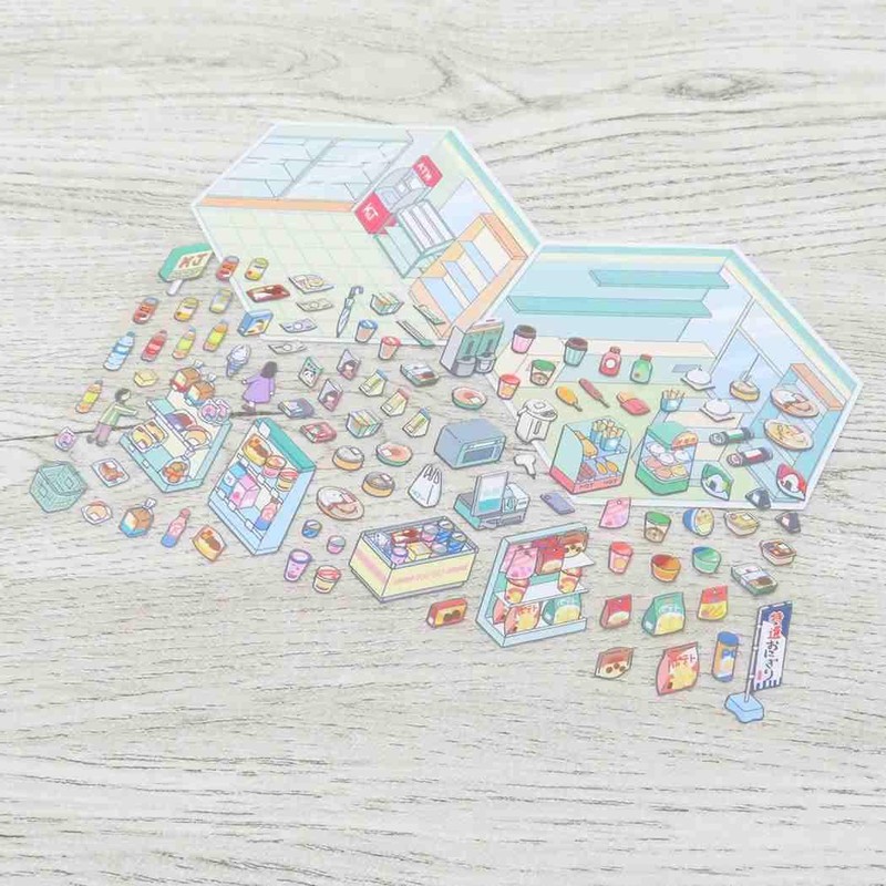 Kamio Japan Sticker Chiisanasekai Seal Convenience na Omise, 224795