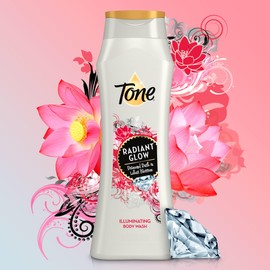 Tone Body Wash, Radiant Glow, 16 fl oz (Pack of 6)