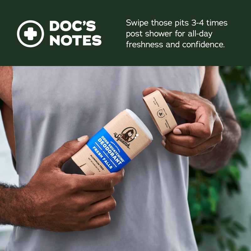 Dr. Squatch Natural Deodorant for Men – Odor-Squatching Men's Deodorant