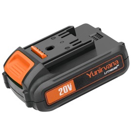 Yunirvana DC-20V Battery Pack (2.0Ah),Only Power Tools,Not Suitable for Other Brands