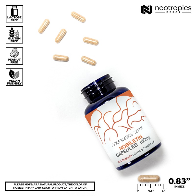 Nootropics Depot Nobiletin Capsules | 250mg | 30 Count |
