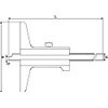 CNC Quality Deep Vernier Caliper, 150 mm