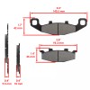 Caltric Front & Rear Brake Pads for Suzuki VX800 1990