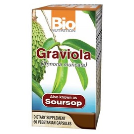 Graviola 1500 mg 60 Veg Caps By Bio Nutrition Inc