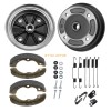 M MATI Rear Brake Drums & Brake Shoes For Kawasaki