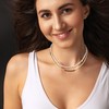 COAI Gemstones Choker 2 Pieces, Stainless Steel Moonstone Stainless steel,