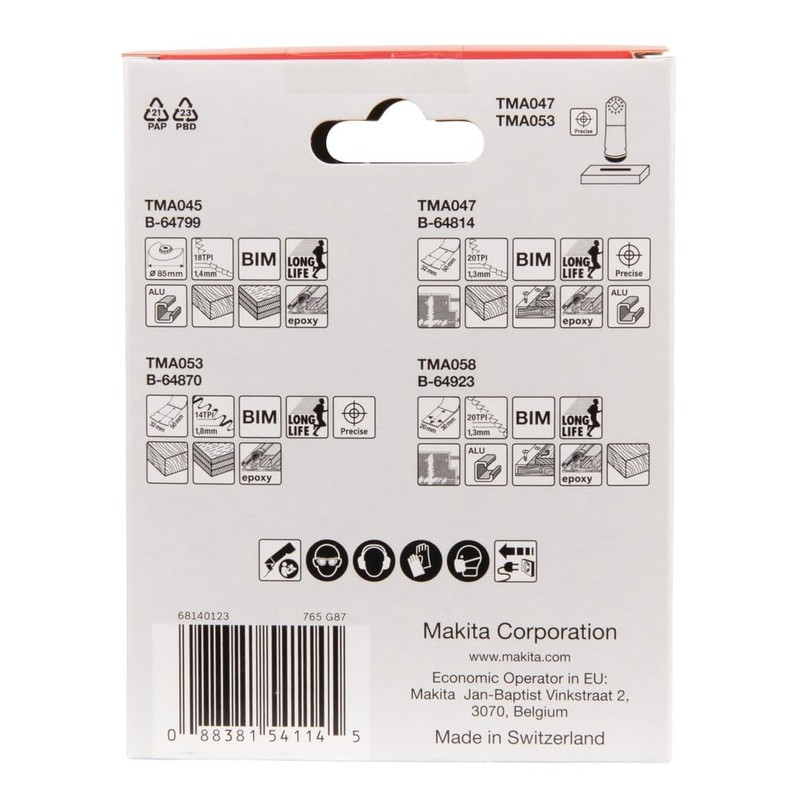 Makita B-67480 Multi-Tool Starlock Plunge Set