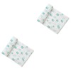 2pcs Receiving Baby Blanket Boy Baby Bath Essentials Registry for