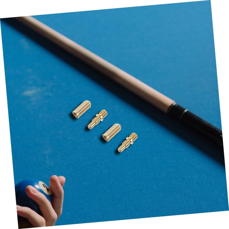 Hohopeti 8sets Pool Cue Extension Rod Connecting Screws Heavy Duty