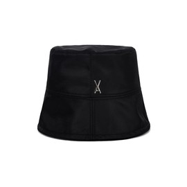 VARZAR Bazaar Stud Drop Over Fit Poly Bucket Hat, 5 Colors, Unisex, Cap, Korean Fashion Hat, UV Protection, Deep, Small Face Effect, SNS Topic, Celebrity Wear, Black