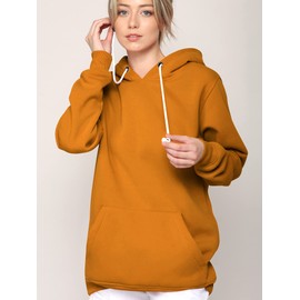 Made By Johnny WSK2375 Hoodie Hoody with Strap Compatible with Airpods Pro/2/1 Anti-Lost Leash String M Mustard
