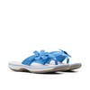 Clarks Chanclas Brinkley Flora para mujer, azul Synthetic, 6 US