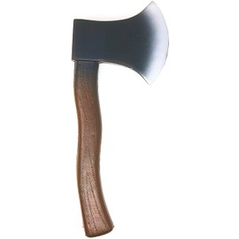 Skeleteen Lumberjack Costume Prop Toy - Wood Look Hatchet Axe Props for Party - 1 Piece