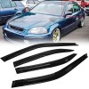 Geartronics For 1996-2000 Honda Civic Sedan 4x Window Visors Vent