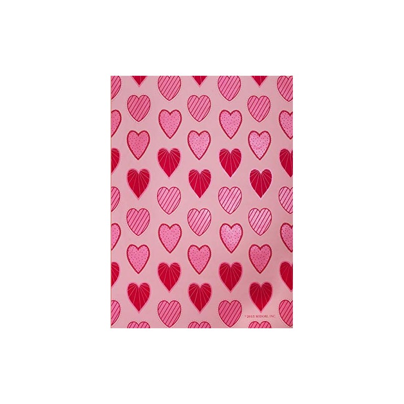 Gift Wrap - Hearts - Pink/Red