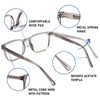 DEHOTRE Progressive Multifocus Reading Glasses No Line Bifocal Blue Light