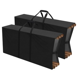 Kovshuiwe 2 Pack Chair Bag Folding Chair Carry Bag Nylon Storage Tent Bag with Handle Strap for Travel Outdoor Camping Sports-99x31x51cm