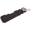 Samunshi® Leather Keyring with Engraving with Lettering Motifs Gifts Made
