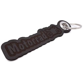 Samunshi® Leather Keyring with Engraving with Lettering Motifs Gifts Made in Germany 16 Colours Variable, Dark Brown/Engraved