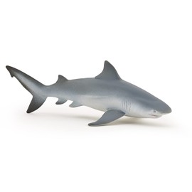 Papo - Realistic Bull Shark Figure Toy for Kids - Ages 3+ - Marine Life Collection - Educational Play Marine Predators - Gift Idea Toy for Girls and Boys - 5.9 in X 3.1 in X 2.0 in