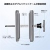FANAUE Anti-Theft Aluminum Motorcycle Mount Parts Intermediate Mount Double Socket