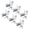 Hecfu 6 Pcs Toolbox Lock with Keys, 1-1/8" Cam Locks