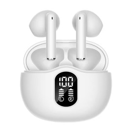 Wireless Earbuds Bluetooth 5.3 Headphones with Charging Case Waterproof in Ear Earbuds Built in Mics Long Playtime High-Fidelity Stereo Earphone Noise Reduction Bluetooth Headsets for Sports and Work