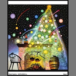 80 Piece Jigsaw Puzzle Seiji Fujishiro Christmas Tree Dream [Glow Puzzle]