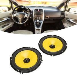 Car Audio Coaxial Speakers, 6 Inch 600W 4 Ohm Car Audio Door Coaxial Speakers, Car Door Speakers Treble Bass Stereo for Vehicle Truck 2pcs